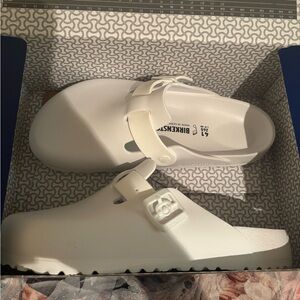 Birkenstock Classic White Slip-Ons